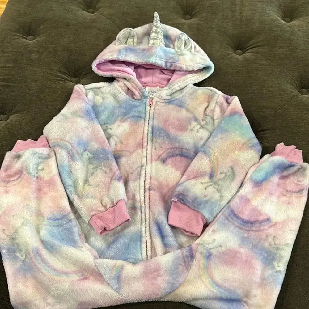 The children’s place unicorn pajama onesie Xs 4